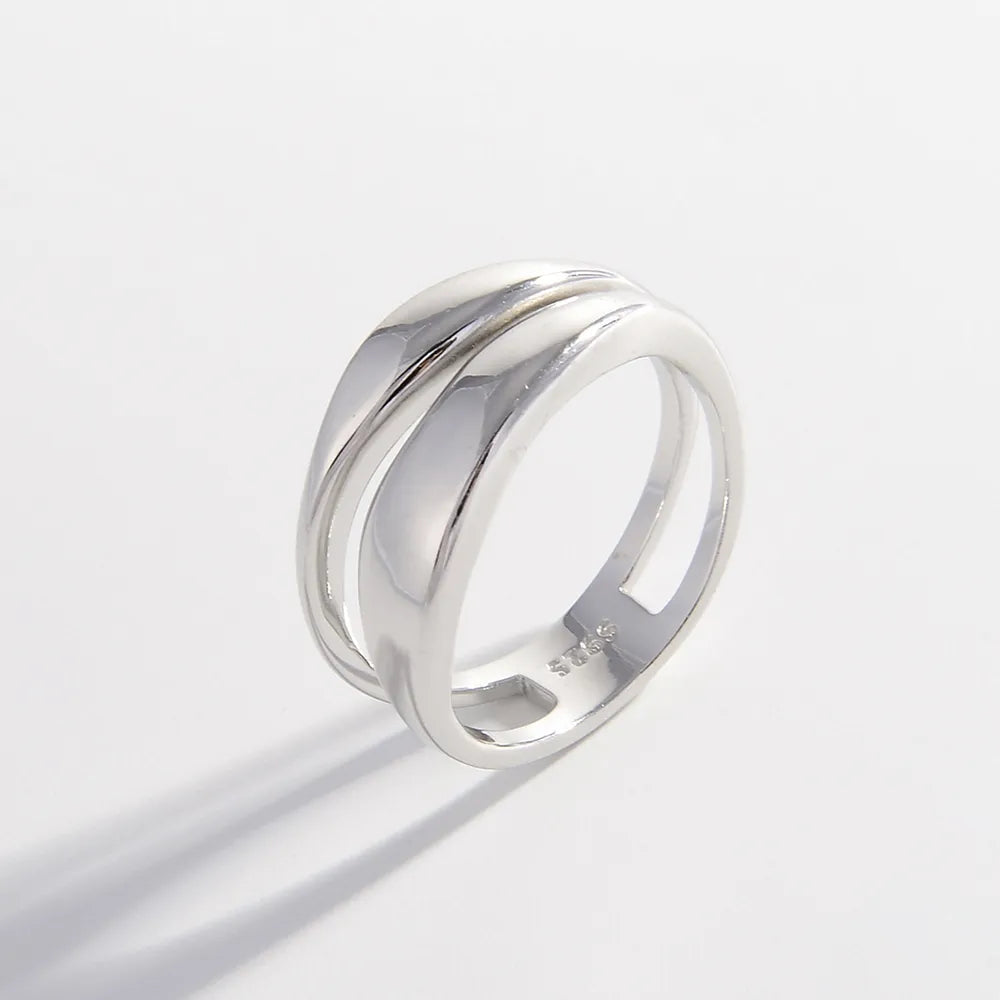 Edge of Silver | Premierify™ 925 Statement Ring