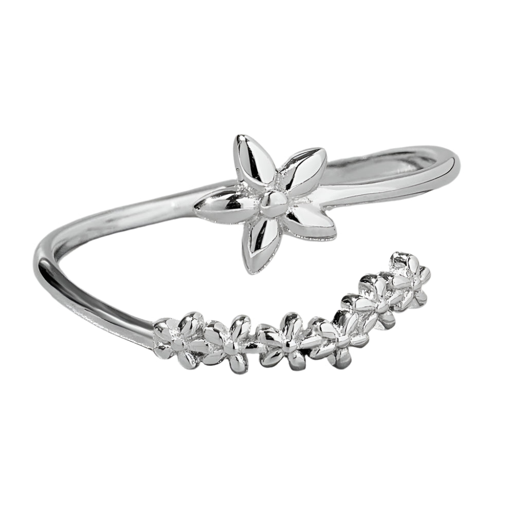 925 Sterling Silver Blossom Bloom Ring