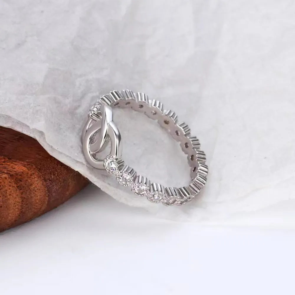 Silver Whim | 925 Sterling Silver Zircon Ring