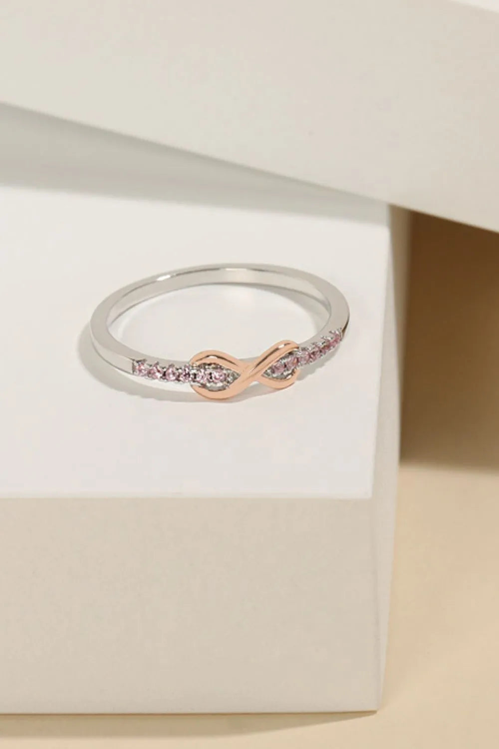 Eternalis | 925 Sterling Silver Infinity Zircon Ring