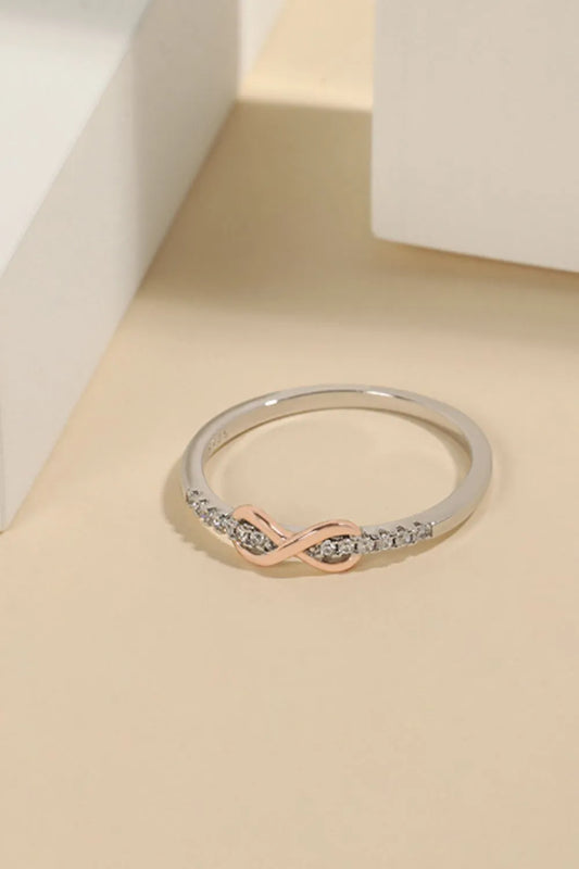 Eternalis | 925 Sterling Silver Infinity Zircon Ring