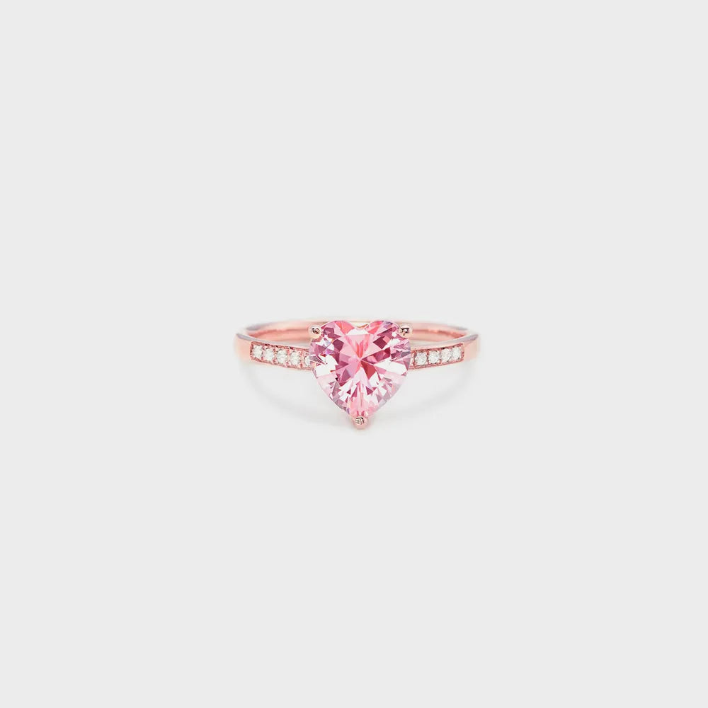 Premierify Ring β Sterling Heartlight CZ Band