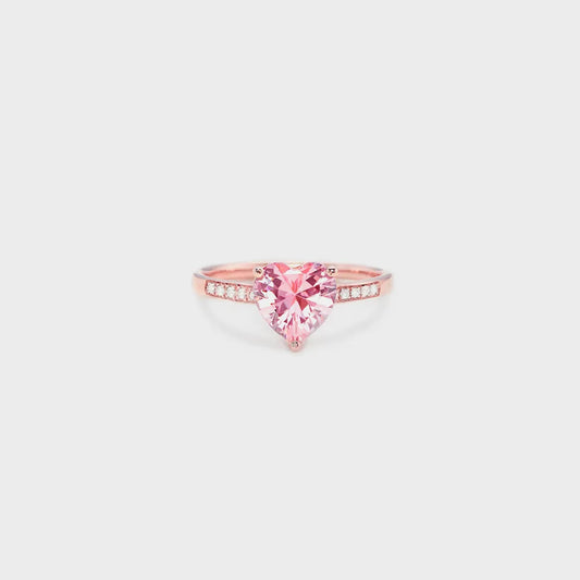 Premierify Ring – Sterling Heartlight CZ Band