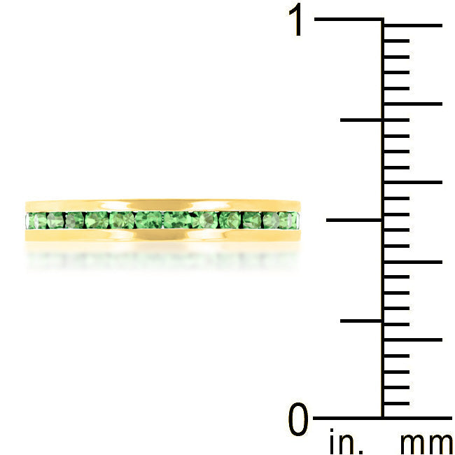 Premierify Ring – Golden Grove | Peridot Crystal Stackable Ring