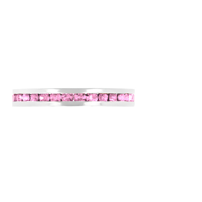 Blush Light Pink Crystal Premierify Stackable Ring