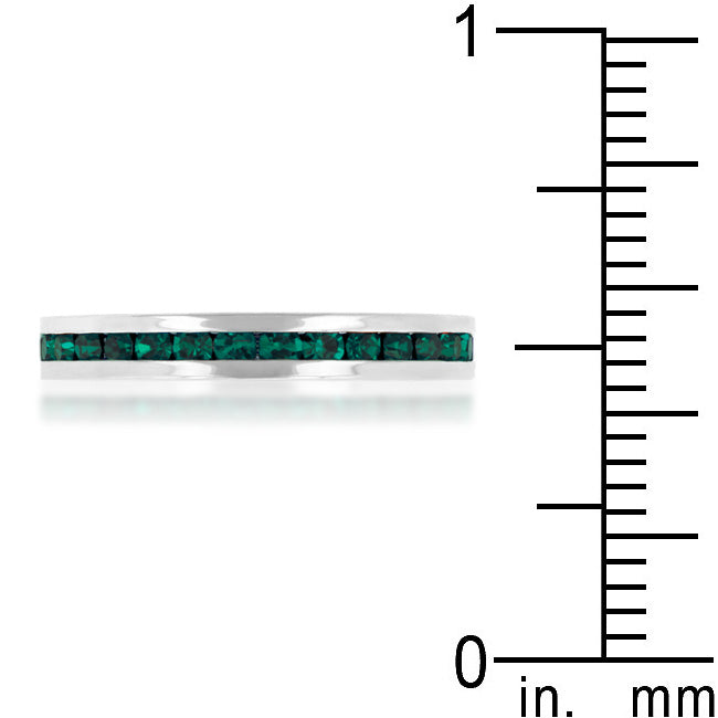 Premierify Ring – Emerald Dream | Emerald Crystal Stackable Ring