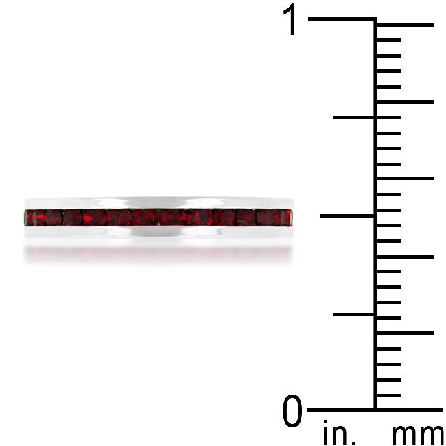 Ember Stone | Garnet Crystal Premierify Stackable Ring