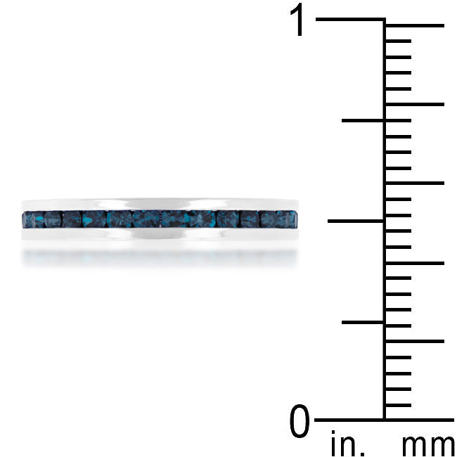 Premierify Ring – Midnight Sky | Montana Blue Crystal Stackable Ring