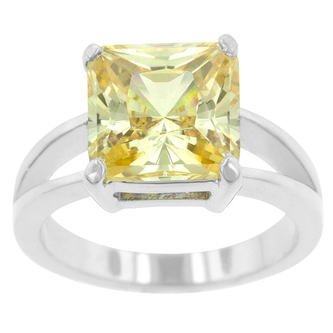 Jonquil Gypsy Ring 5 Ct. CZ Solitaire