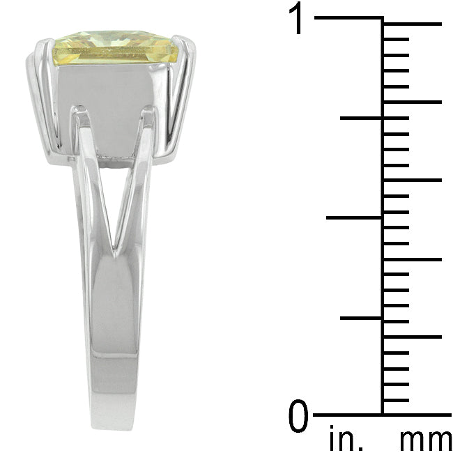 Jonquil Gypsy Ring 5 Ct. CZ Solitaire