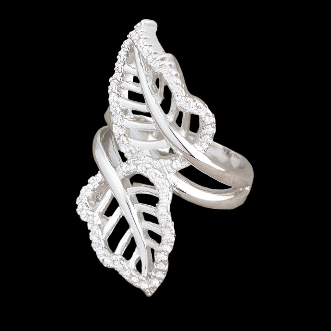 Lana Leaf Wrap Cocktail Ring