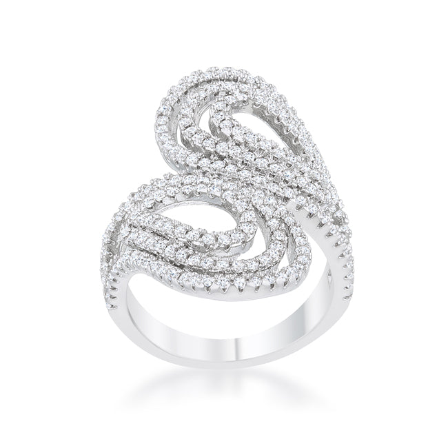 Premierify Ring β Serina Halo 1 Ct. CZ Pave Circle Ring