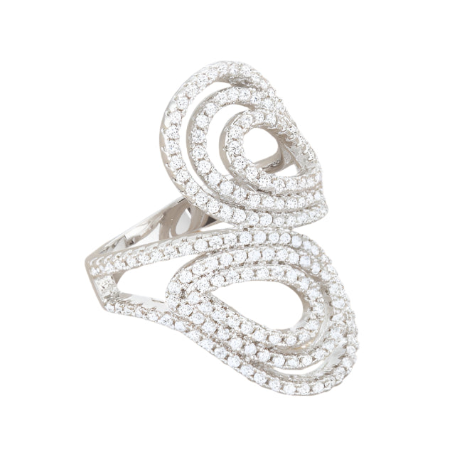 Premierify Ring β Serina Halo 1 Ct. CZ Pave Circle Ring
