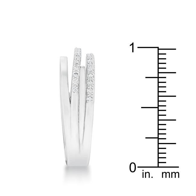 Lynn Trio 1.4 Ct. Pave Twisted Band CZ Premierify Ring