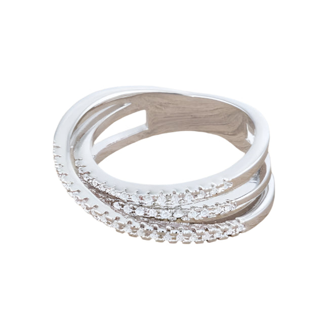 Premierify Ring – Laurie Axis 0.2 Ct. CZ Trio Band
Three bands.