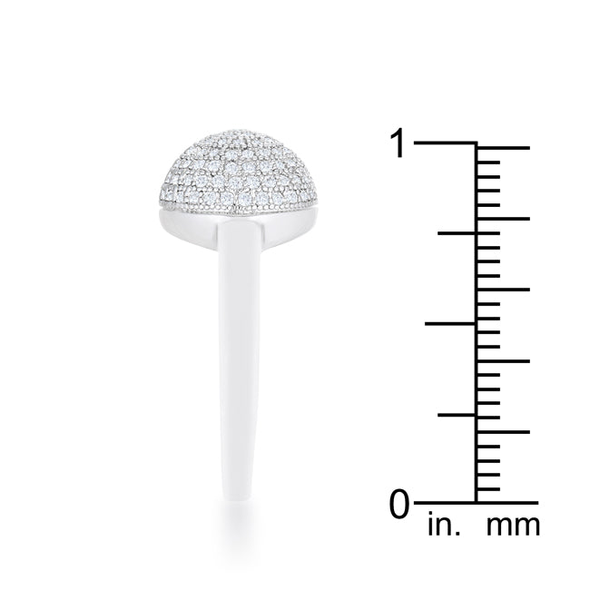 Premierify Ring β Nova Brie 0.6 Ct. CZ Sphere Ring