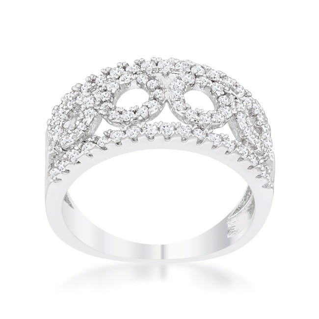Premierify Ring – Rina Band |0.5 Ct. CZ Contemporary Ring