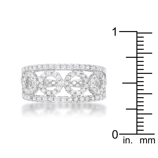 Premierify Ring – Rina Band |0.5 Ct. CZ Contemporary Ring