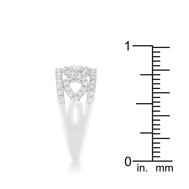 Premierify Ring – Rina Band |0.5 Ct. CZ Contemporary Ring