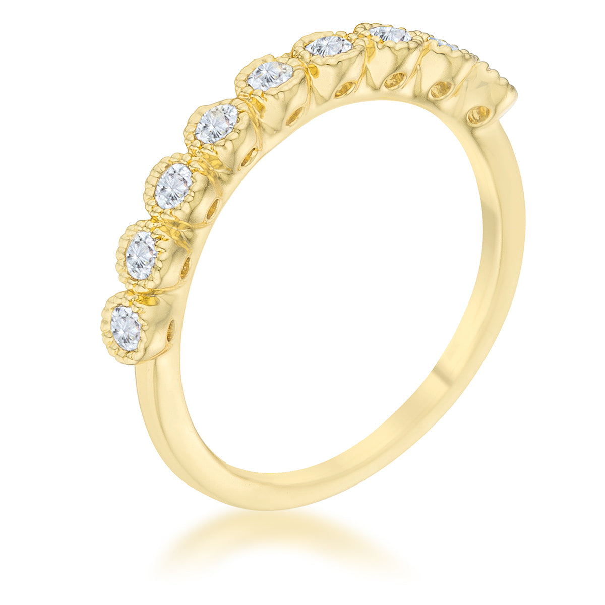 14k Bea Luxe 0.27 Ct. CZ Delicate Band-Premierify Ring