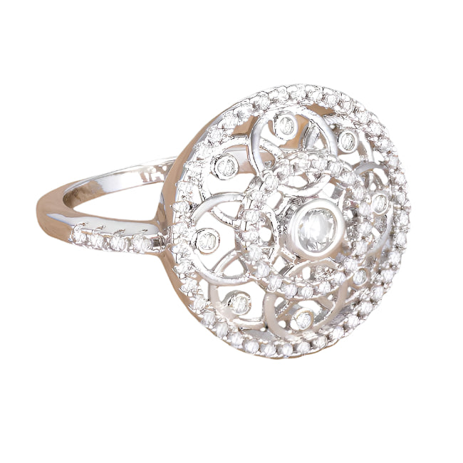 Premierify Ring – Circle Bond 0.5 Ct. Interlocking CZ Ring