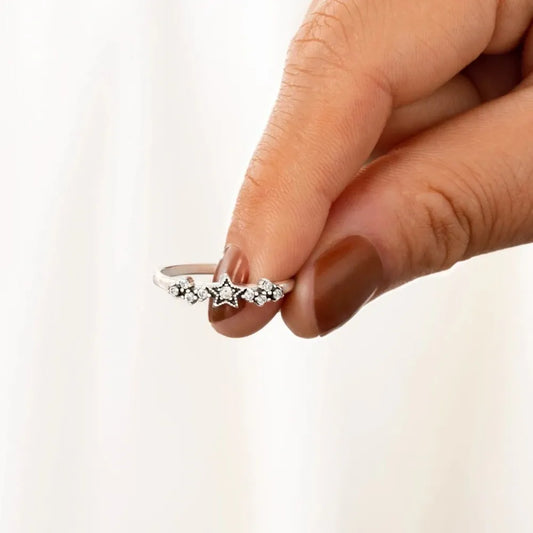 Premierify Ring – Celestial Sterling Star Band