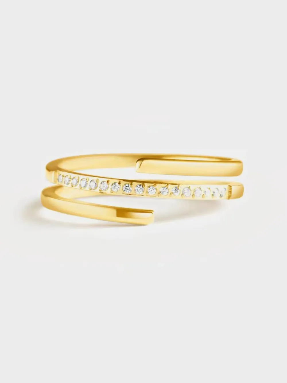 Trilustra | 925 Sterling Silver Zircon Ring (Silver, Gold, or Rose Gold)