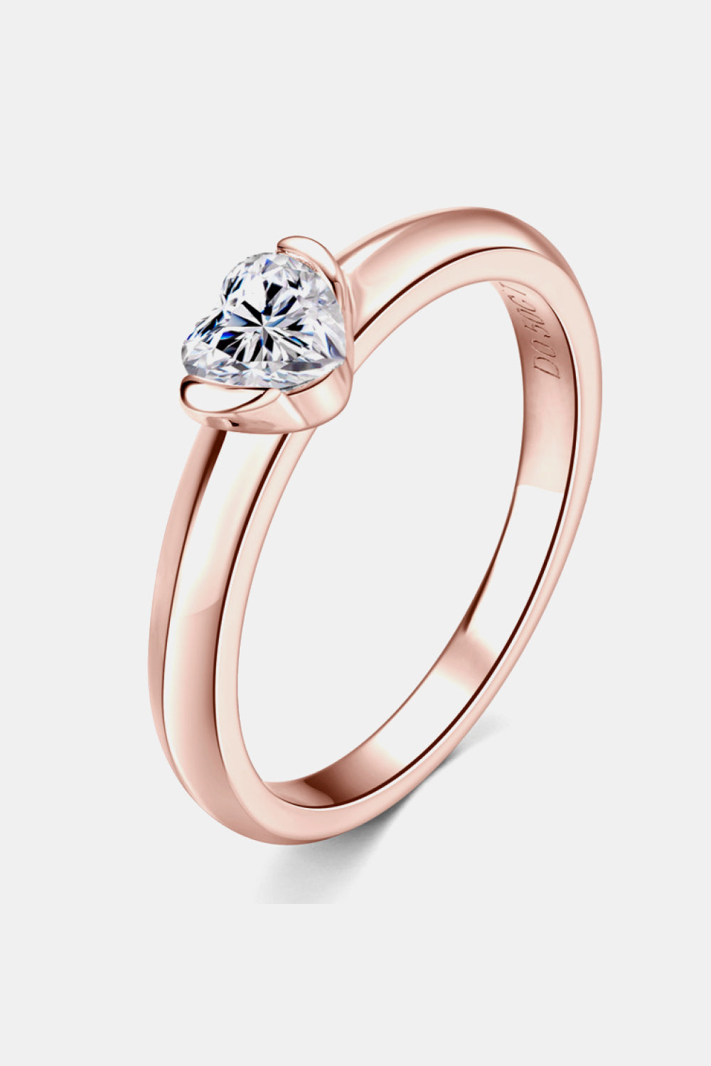 Ariel Ring – 0.5CT Heart-Cut Certified Moissanite | Premierify™