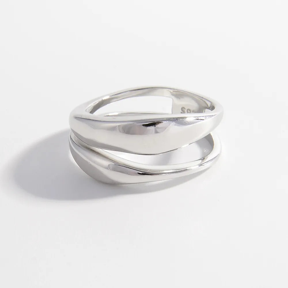 Edge of Silver | Premierify™ 925 Statement Ring