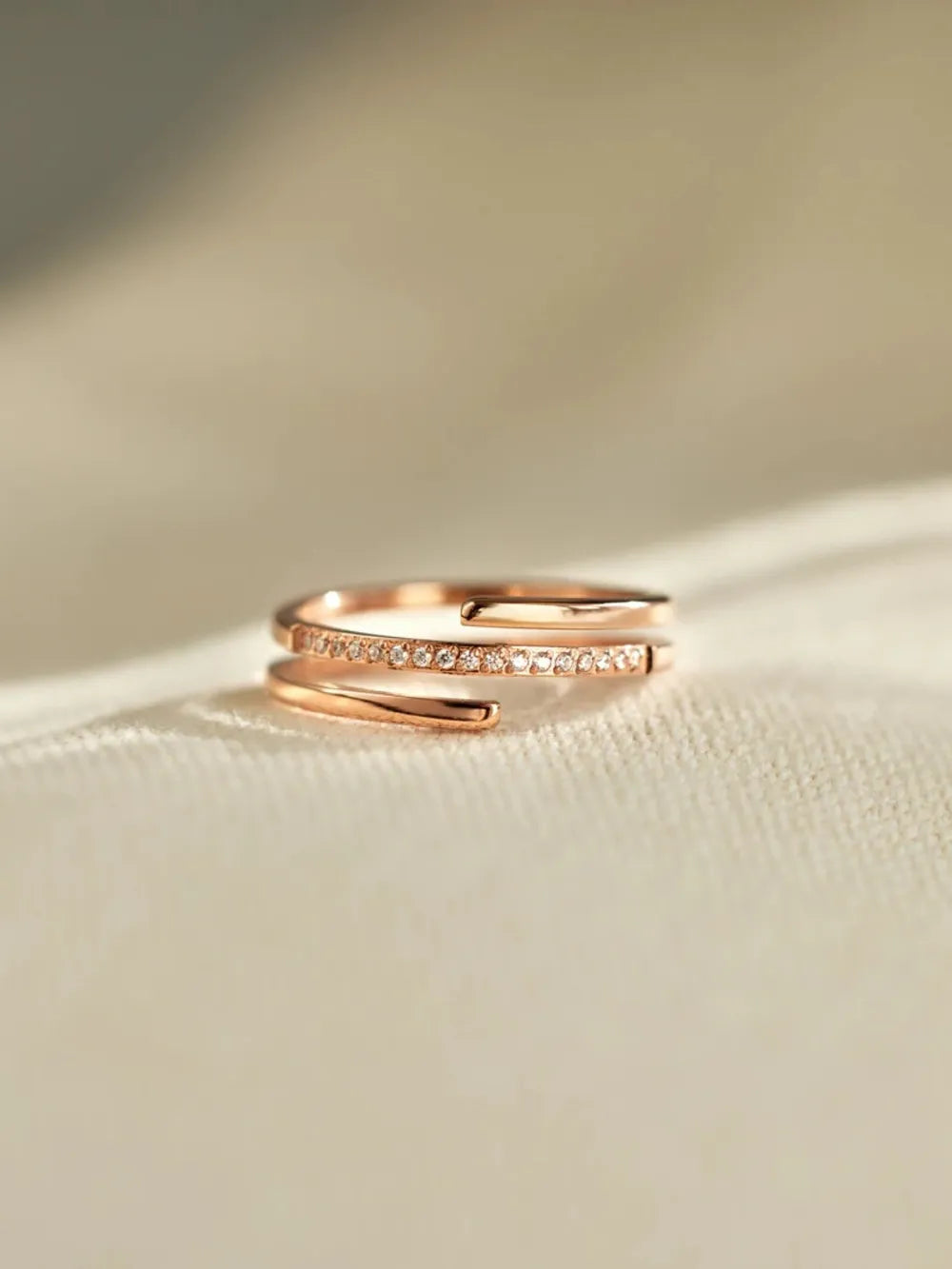 Trilustra | 925 Sterling Silver Zircon Ring (Silver, Gold, or Rose Gold)
