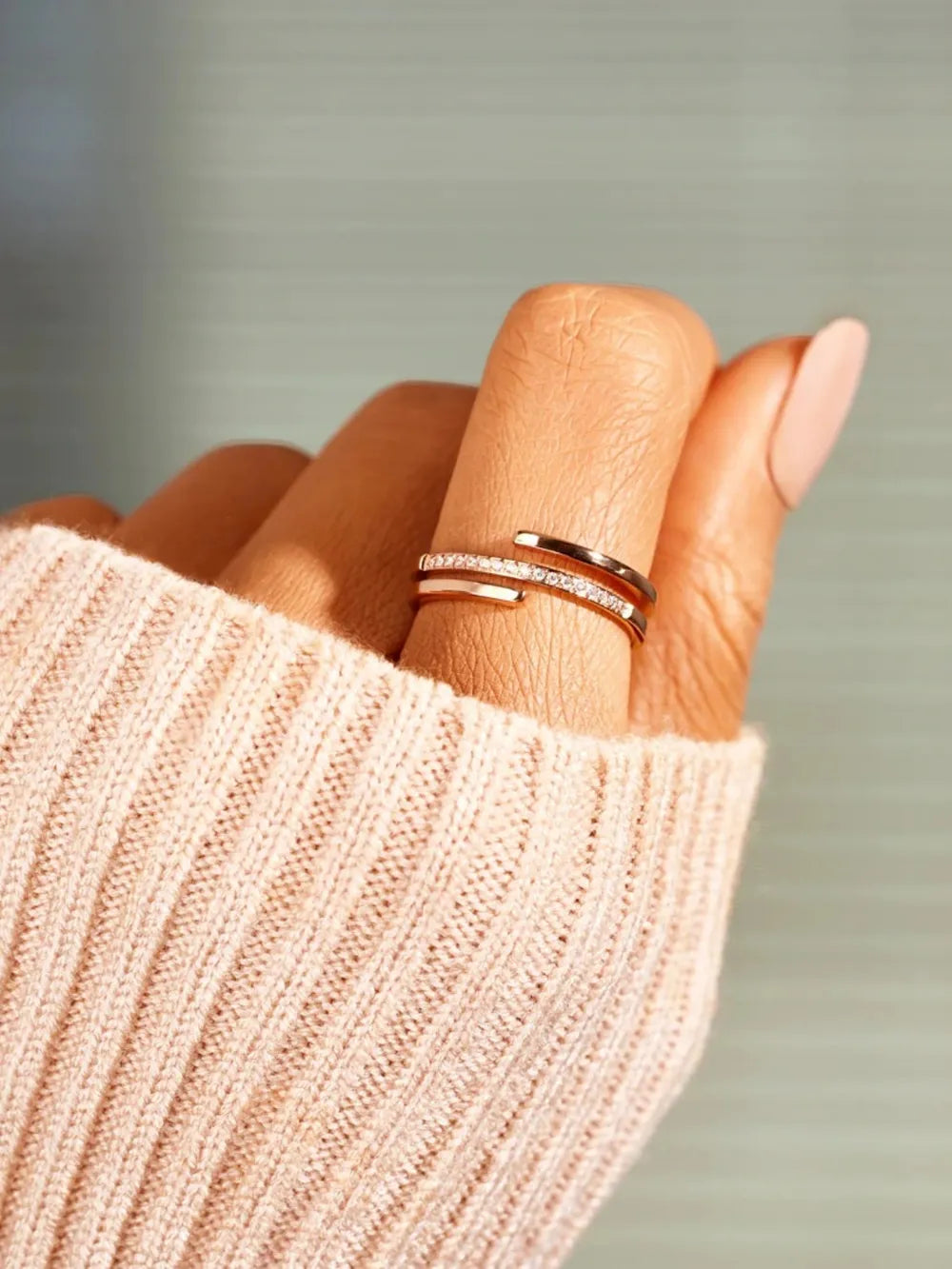 Trilustra | 925 Sterling Silver Zircon Ring (Silver, Gold, or Rose Gold)