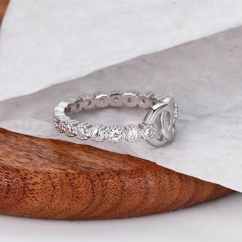 Silver Whim | 925 Sterling Silver Zircon Ring