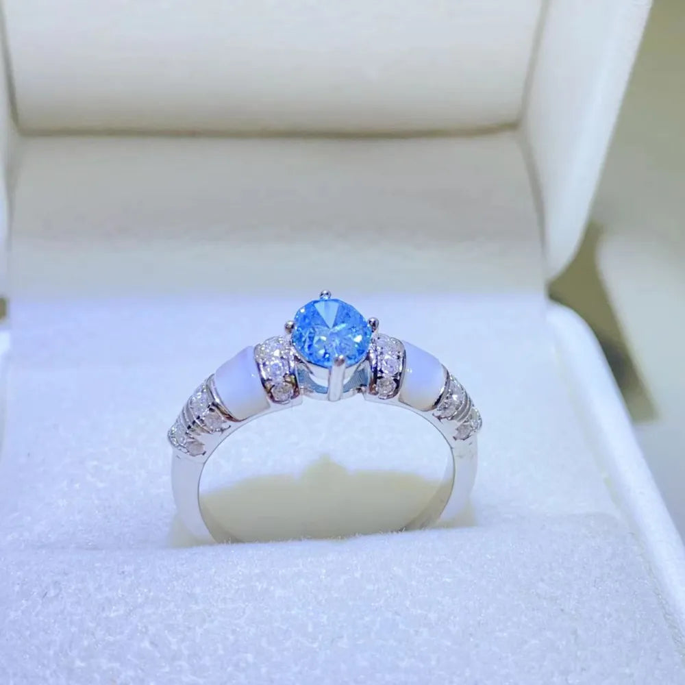 Premierify Ring – Sparked Devotion | 1 Ct. Moissanite Sterling Solitaire