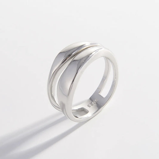 Edge of Silver | Premierify™ 925 Statement Ring