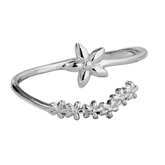 925 Sterling Silver Blossom Bloom Ring