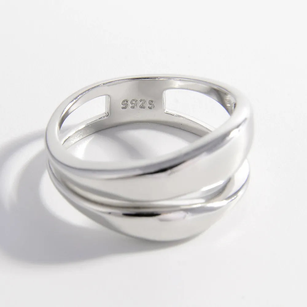 Edge of Silver | Premierify™ 925 Statement Ring