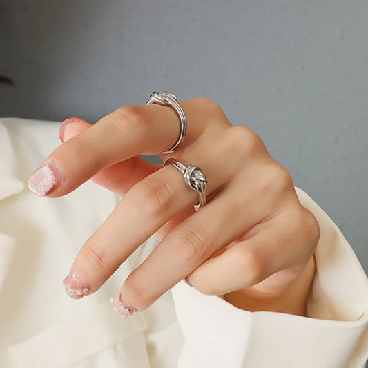 Titanium Knot Ring – Symbol of Strength & Style