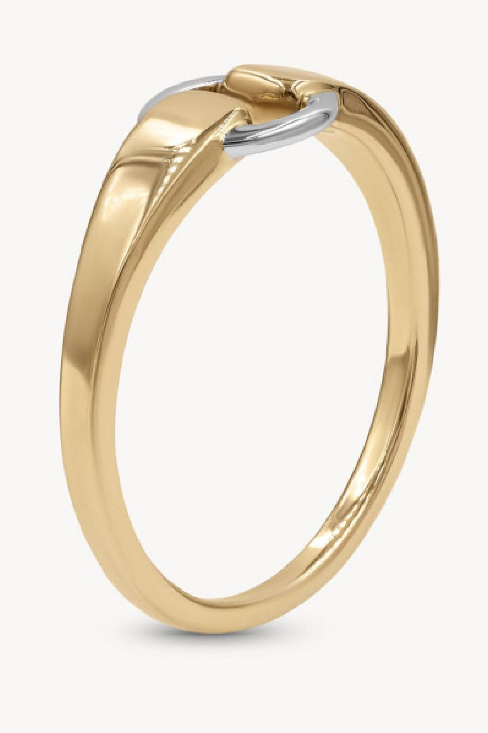 Éclipse Noire – Contrast Band in 925 Sterling Silver & Platinum Plating