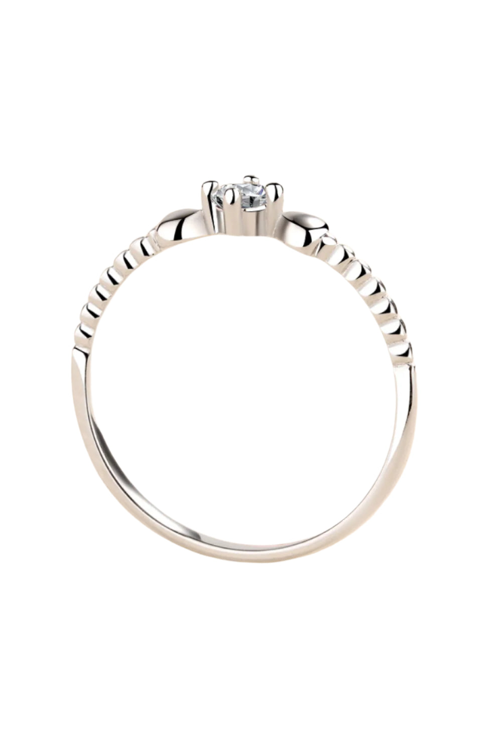 Premierify Ring – Adored Moissanite Heart | Romantic 925 Sterling Silver Ring