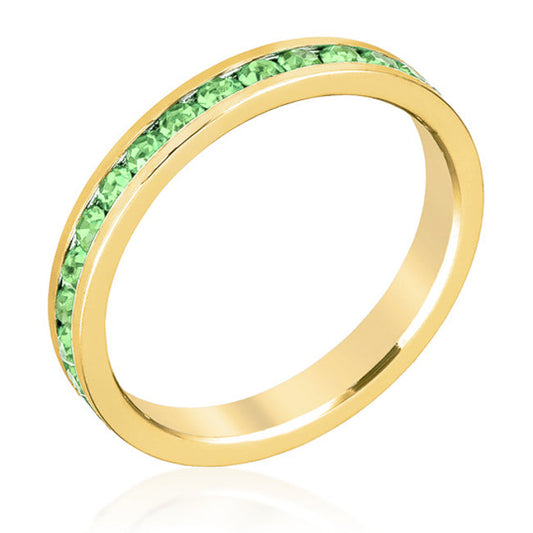 Premierify Ring – Golden Grove | Peridot Crystal Stackable Ring