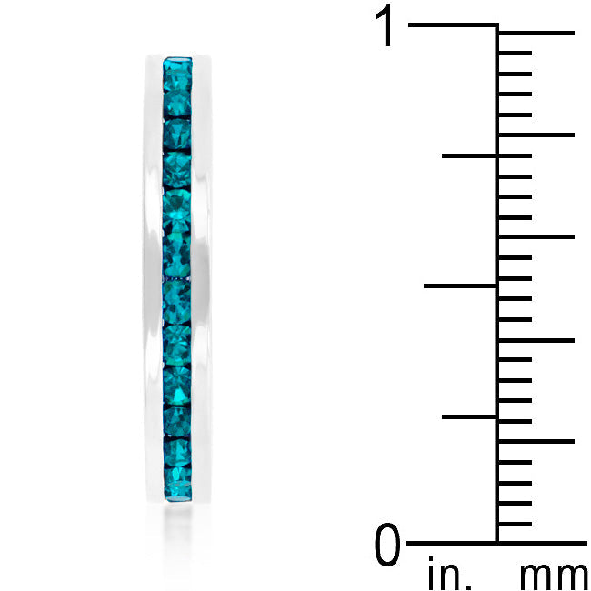 Premierify Ring – Ocean Bloom | Turquoise Crystal Stackable Ring