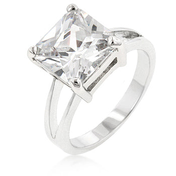 5 Ct. Princess Cut CZ Gypsy Ring