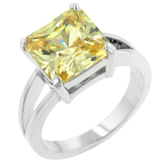 Jonquil Gypsy Ring 5 Ct. Solitaire CZ