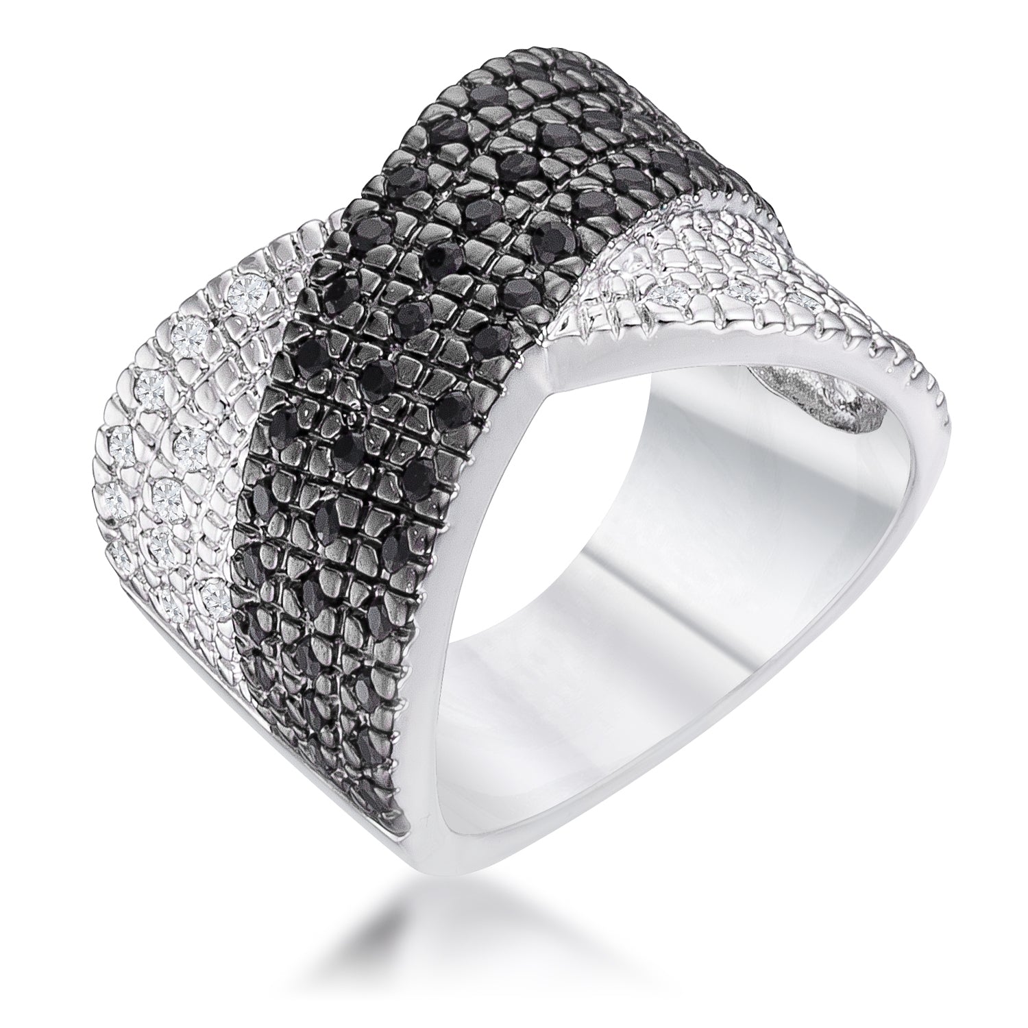 Premierify Ring – Seraphine Cross 1.48 Ct. CZ Cocktail Ring