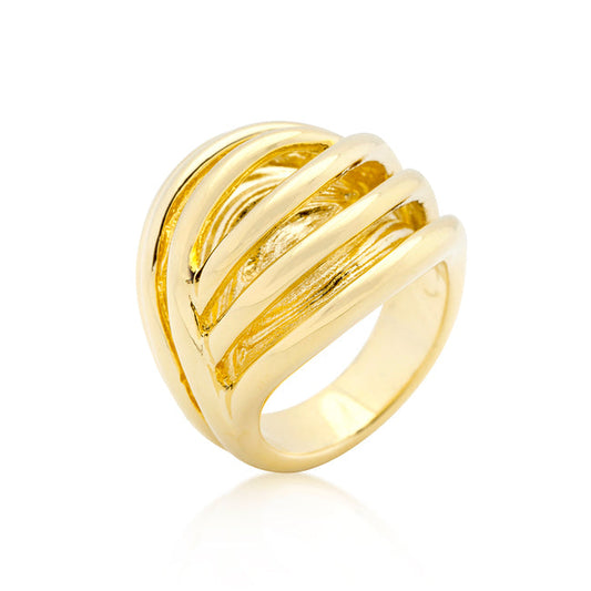 Premierify Ring – Mirage Glow 18k Gold Illusion Ring