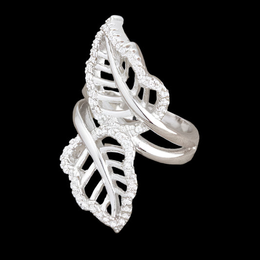Lana Leaf Wrap Cocktail Ring