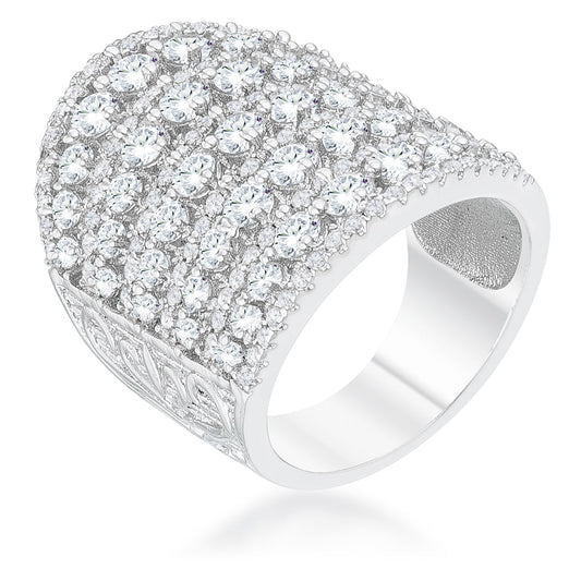 Premierify Ring – Charlyn Statement 2.5 Ct. CZ Cocktail Ring