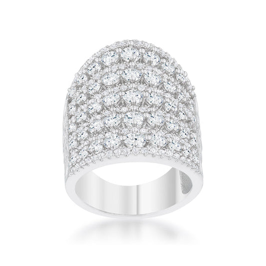Premierify Ring – Charlyn Statement 2.5 Ct. CZ Cocktail Ring