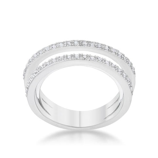 Lynn Trio 1.4 Ct. Pave Twisted Band CZ Premierify Ring
