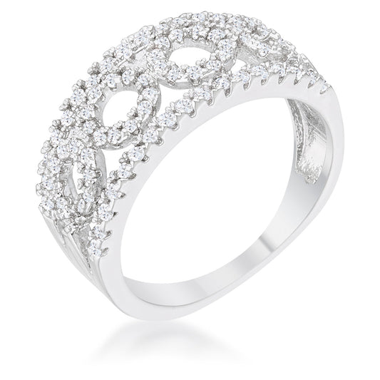 Premierify Ring – Rina Band |0.5 Ct. CZ Contemporary Ring